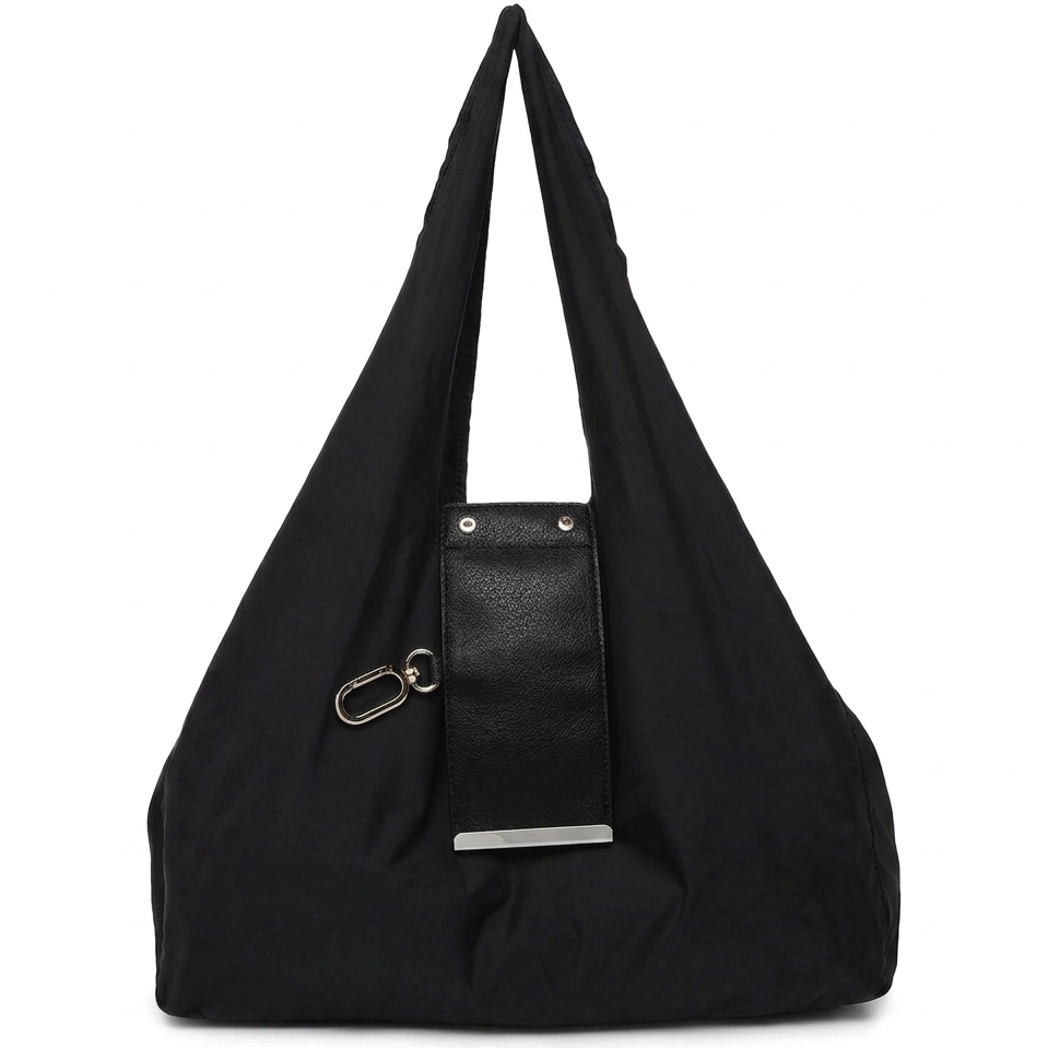 Square black tote image