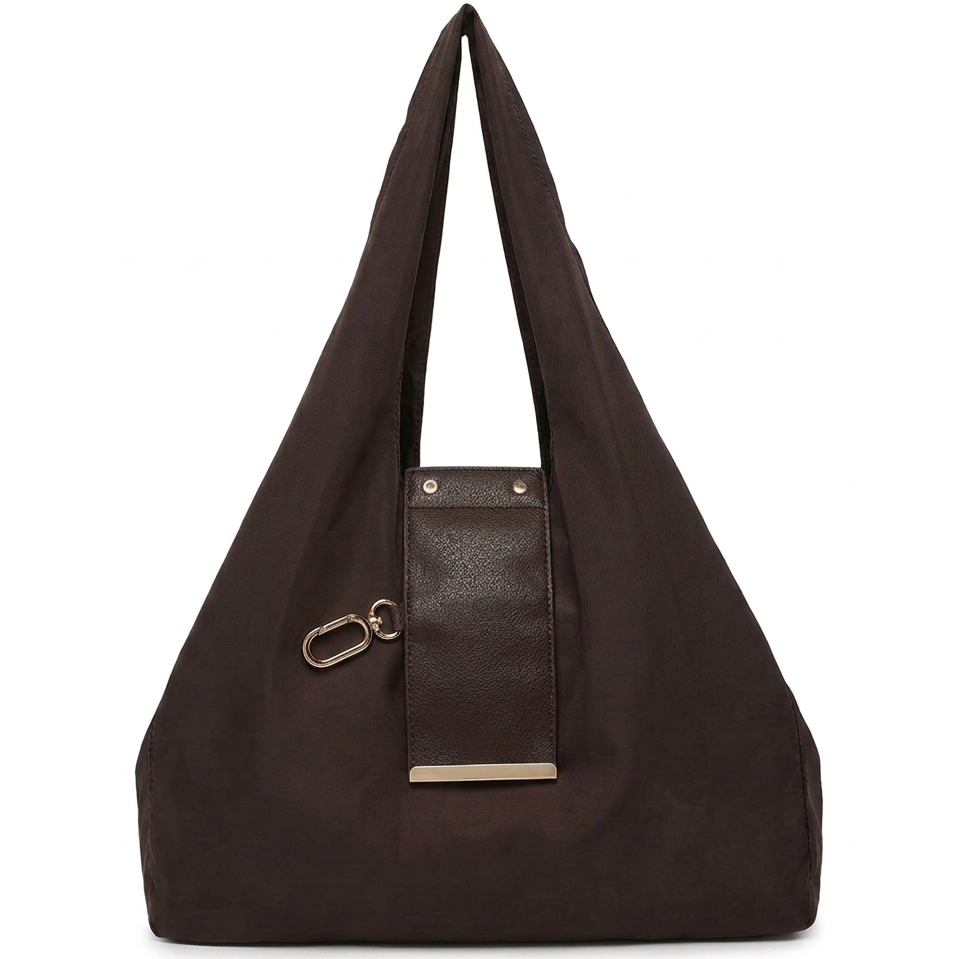 Square brown tote image