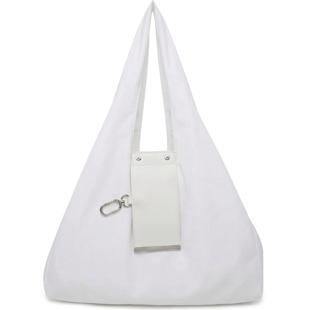 Square white tote image